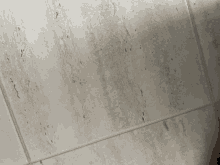 a close up of a tile wall with a gray border