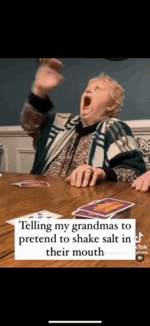 Saltshaker Grandma Meme