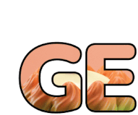 the letter g is surrounded by a picture of a sandwich