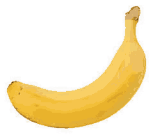 a yellow banana is sitting on a white surface .