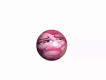 a pinkie pie egg with a sad face painted on it