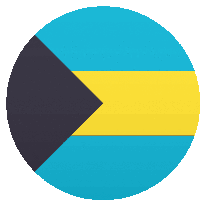 a blue and yellow flag with a black arrow pointing to the right