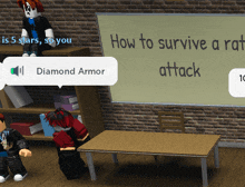 a screenshot of a video game that says how to survive a rat attack