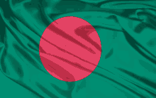 the flag of bangladesh has a red circle in the middle