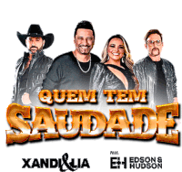 a poster for quem tem saudade featuring eh hudson