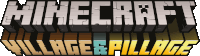 a logo for a video game called minecraft village and village