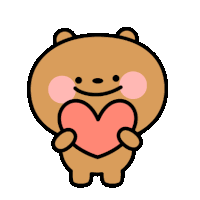 a brown teddy bear is holding a pink heart