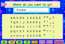 where do you want to go is written on a screen