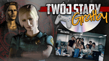 a poster for a video game called twoja stary grattery