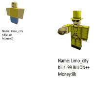 a picture of a roblox character with the name limo_city on it