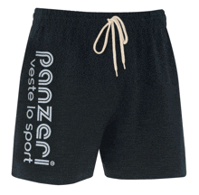 a pair of black shorts that says " veste lo sport "