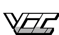 a black and white logo that says vcc on it