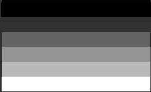 a black and white striped background with a gray gradient