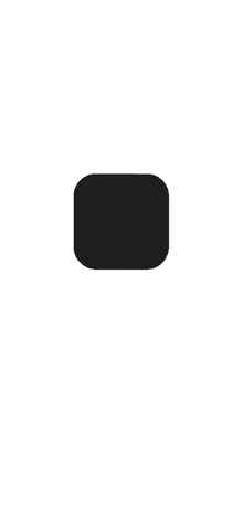 a black square on a white background with a white border