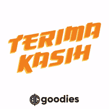 a logo for goodies says terima kasih