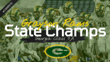 a poster for the grayson rams football team