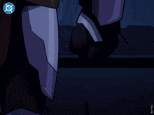 a cartoon of a person with a dc logo on the bottom right