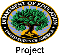 a logo for the department of education in the united states