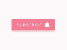 a pink subscribe button with a bell icon on a white background .