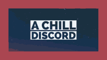 a chill discord logo against a starry night sky