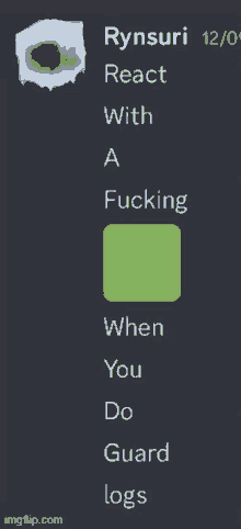 rynsuri react with a fucking when you do guard logs pngflip.com