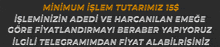 a black background with white text that says minimum işlem tutarimiz iss