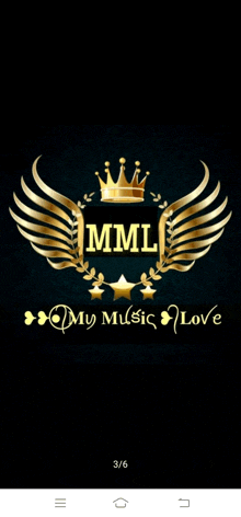 a logo that says mml my music love