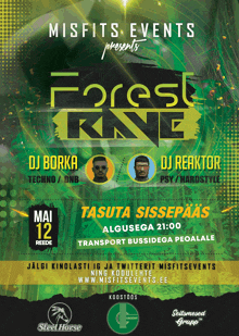 misfits events presents forest rnf on may 12