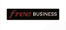 a black and red free business logo