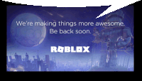 a poster for roblox says we 're making things more awesome