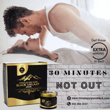 an ad for himalayan pure black shilajit