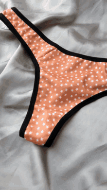 a close up of a pair of underwear with stars on it