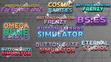 a bunch of different types of button simulators on a grey background