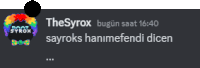 a screenshot of a discord conversation with the syrox