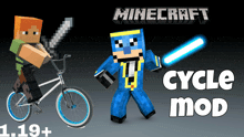 a poster for a minecraft cycle mod 1.19