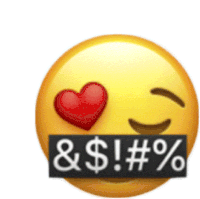 a yellow smiley face with a heart and a dollar sign around it