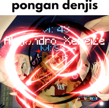 a screenshot of a video game that says ' pongandenjis ' on the top