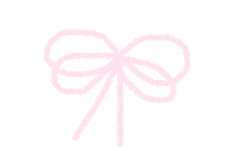 a pink bow on a white background that looks like a rope