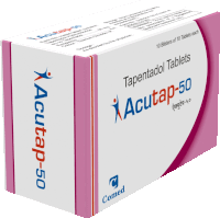 a box of acutap 50 tapentadol tablets by comed