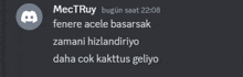 a screenshot of a discord conversation between mectruy and fenere acele basarsak