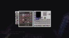a screenshot of a minecraft game with a message that says ice triangles fell from a high place