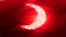 a red background with a crescent moon in the middle and the word semenkol on the bottom