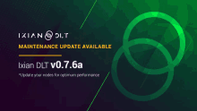 an advertisement for a maintenance update for ixian dlt