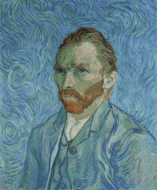 a painting of a man with a beard and a necklace