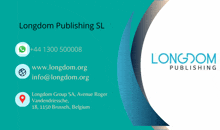 a business card for longdom publishing s.l.