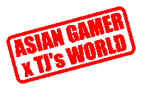 a red stamp with asian gamer xtj 's world written on it