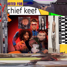 a poster that says chief keef on the top