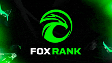 a green logo with the word fox rank on it