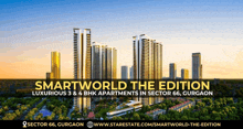 an advertisement for smartworld the edition in sector 66 gurgaon