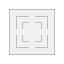 a white square with a blue border and a maze icon .